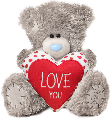 Bamse, Love You på hjerte, 25cm - Me To You